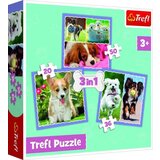 Trefl Slatki štenci 3 u 1 50-36-20kom puzzle - | shoptok.hr