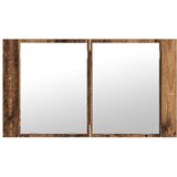  Kupaonski ormar s ogledalom Zidne Staro drvo 80 x 12 x 45 cm | Eponuda.ba