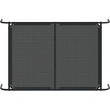  Povišeni krevet za pse crni 130x80x20 cm tekstil i čelik | Eponuda.ba