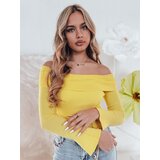 DStreet Sweter damski one size z odkrytymi ramionami SHOWIT żółty | Shoptok.si