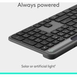 Logitech Signature Slim Solar+ wireless keyboard K980, Graphite, for Business | Eponuda.com