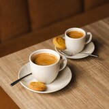 BonBistro Svetlo siva porcelanasta skodelica za kapučino 200 ml Nuance – | Shoptok.si