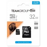 Team Group micro sdhc 32GB uhs i +sd adapter TUSDH32GCL10U03 Cene