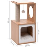  Penjalica za mačke s prostirkom za grebanje od sisala 60 cm | shoptok.hr