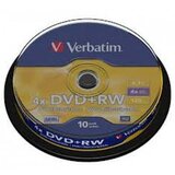 Verbatim DVD+RW 4.7GB 4X 43488 disk Cene