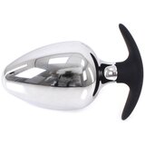 Kiotos steel anal plug big-s handle 60mm Cene