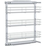  Izvlačna žičana košara srebrna 47 x 15 5 x 55 5 cm | shoptok.hr