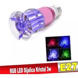  rgb led sijalica kristal 3w Cene