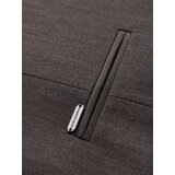 Ombre Men's elegant SLIM FIT herringbone vest - graphite | Shoptok.si