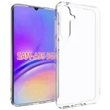 Gumiran ovitek (TPU) za Samsung A35 5G, prozoren svetleč