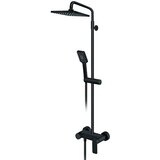 Rosan S.2 black baterija za tuš kadu sa usponskim tušem 210x210mm | ePonuda.com
