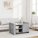  The Living Store Klubska mizica betonsko siva 80x50x50 cm inženirski les - Klubska Mizica, (21496518) Cene