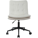 MID.YOU vrtljivi stol kovina, umetna masa, tekstil krem barve | Shoptok.si