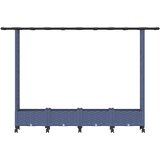  Povišeni krevet s mrežom i krovom Siva 203 x 40 x 127 cm PP | shoptok.hr