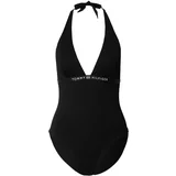 Tommy Hilfiger Underwear Jednodijelni kupaći kostim crna / prljavo bijela