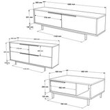 Hanah home ON20-S oak living room furniture set | ePonuda.com