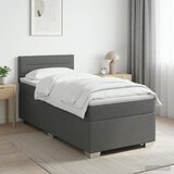  s box springom, madracem i LED-om Tamnosiva 80 x 200 cm | shoptok.hr