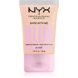 NYX Professional Makeup Bare With Me Blur Tint vlažilni tekoči puder odtenek 02 Fair 30 ml