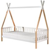 Vipack bijeli dječji krevetić s ogradom Tipi, 90 x 200 cm Cijene