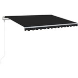  Automatska tenda sa senzorom za vjetar LED 450x350 cm antracit | shoptok.hr