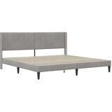  Okvir za krevet Svijetlo siva 180 x 200 cm Baršun - Svjetlosiva 180 x 200 cm | shoptok.hr