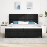 Box Spring krevet s madracem Crna 200x200 cm Tkanina | shoptok.hr