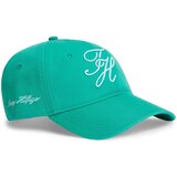 Tommy Hilfiger Kape s šiltom Th Script Soft 6 Panel Cap Zelena Cene