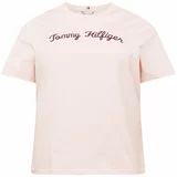 Tommy Hilfiger Curve Majica morsko plava / roza / crna / bijela