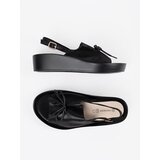 GOODIN Black wedge sandals with leather insole | Shoptok.si