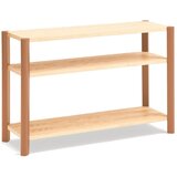 Teulat Ciglasti/u svijetloj prirodnoj boji regal u dekoru hrasta 126x84x43 cm Bona – | shoptok.hr