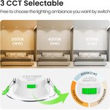 ALUSSO 6x, krom LED vgradni stropni reflektorji 7 W | Shoptok.si