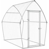  Kavez za kokoši srebrni 200 x 105 x 182 cm od pocinčanog čelika | shoptok.hr