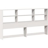 vidaXL Krevet s regalom z knjige bez madraca bijeli 180x200cm borovina | shoptok.hr
