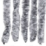  Zastor protiv muha bijelo-sivi 100 x 200 cm od šenila | shoptok.hr