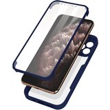 AVIZAR Ovitek iPhone 11 Pro Max, zadnji del iz pleksiglasa z modr obroba, (20616339) Cene