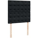  Otomanski okvir kreveta s madracima crni 90x190cm baršunasti | shoptok.hr
