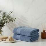  Singular v3 - Blue Blue Bath Towel Set (2 Pieces) Cene