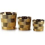 Mondex Neva Komplet 3 cvetličnih loncev Xl20Xv19Cm L16,5Xv14,5Cm M13,5Xv11Cm, (21244525) Cene