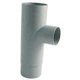 Marley Odcep odvodne cevi (Nazivna širina pribora za strešne žlebove: 75/53 mm, Kot: 87 °, Plastika, Siva) u