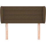  Uzglavlje s ušima tamnosmeđe 103x23x78/88 cm od tkanine | Eponuda.com