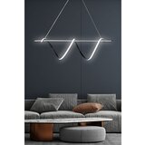 Opviq tauri black-white light black chandelier Cene