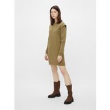 Pieces Khaki Sweatshirt Dress - Women | Shoptok.si