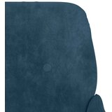  Klupa plava 108 x 79 x 79 cm baršunasta | shoptok.hr
