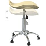 vidaXL Salonski stolček krem umetno usnje | Shoptok.si