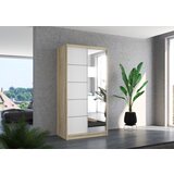  GARDEROBNA OMARA ORLANDO 100 CM (VE BARV)-Sonoma hrast/bela Cene