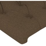  Uzglavlje s ušima tamnosmeđe 103x16x118/128 cm od tkanine | shoptok.hr