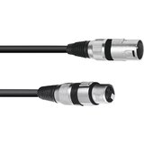 Omnitronic 3022075B XLR priklučni konektor [1x XLR vtič 3-polni - 1x XLR vtičnica 3-polna] 0.20 m črna, (20427917) | Shoptok.si