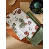 Sinsay Set pamučnih kuhinjskih krpa s motivom povrća 2 pack | shoptok.hr