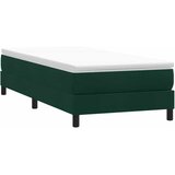 Box Spring krevet bez madracem tamnozeleni 80x220 cm baršun | shoptok.hr