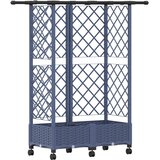  Povišeni krevet s mrežom i krovom Siva 124 x 40 x 127 cm PP | Eponuda.com